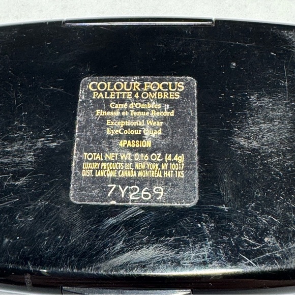 Lancôme Colour Focus Palette 4 Ombres Exceptional Wear Eyecolor Quad 4Passion - Picture 5 of 6